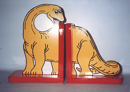 DINOSAUR BOOKENDS