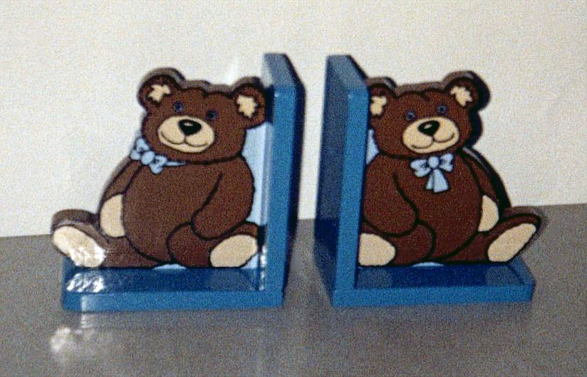 TEDDY BEAR BOOKENDS